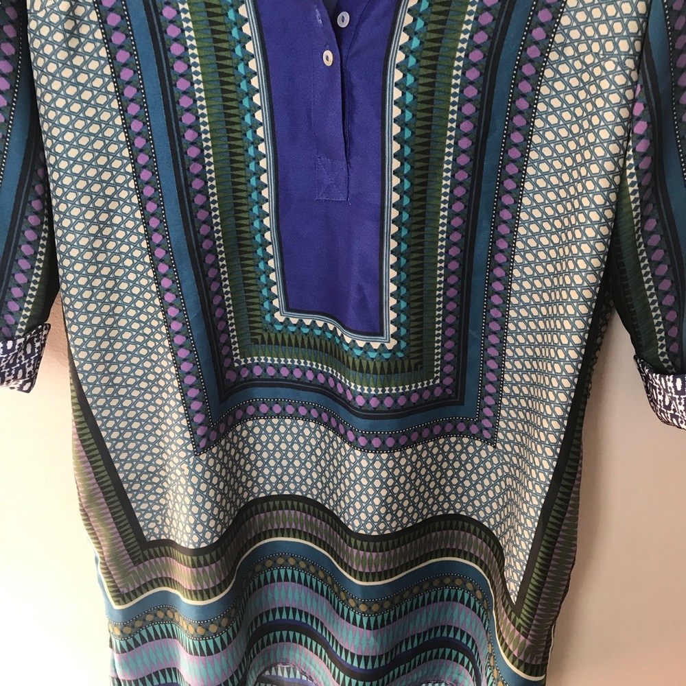 Zara Basic Printed Geometric Tunic Dress - image 6